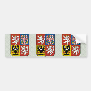 Czech Republic Coat of Arms detail Bumper Sticker