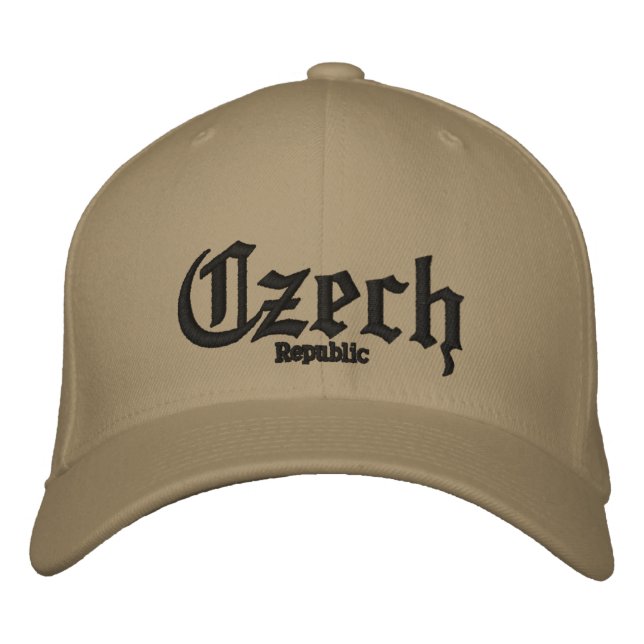 Czech, Republic Custom Hat (Front)