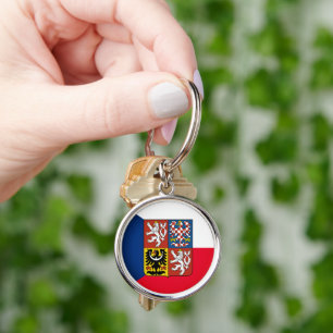 Czech Republic & Czech Flag fashion /sports fans K Key Ring
