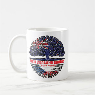 Czech Republic Czech New Zealander New Zealand Coffee Mug