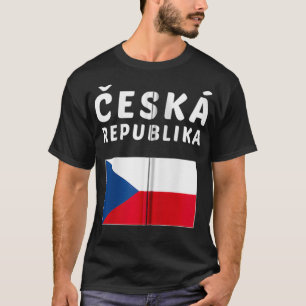 Czech Republic Czech Tee Flag souvenir Gift Zip