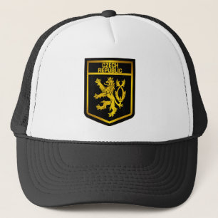 Czech Republic  Emblem Trucker Hat