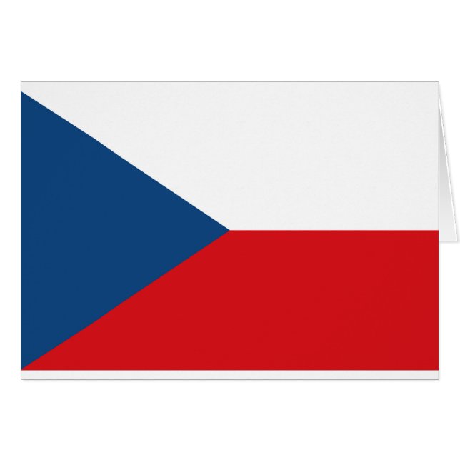 Czech Republic Flag (Front Horizontal)