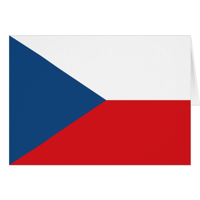 Czech Republic Flag (Front Horizontal)