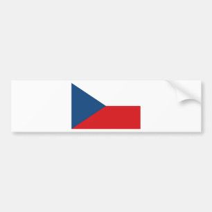 Czech Republic Flag Bumper Sticker