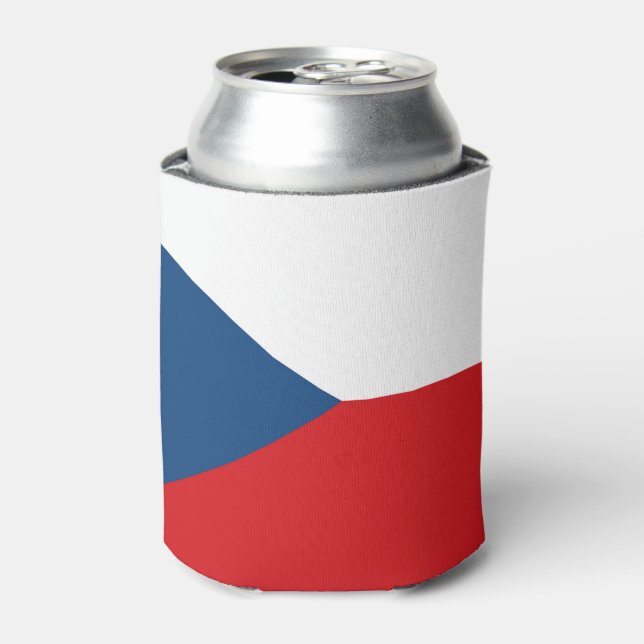 Czech Republic Flag Can Cooler (Can Front)