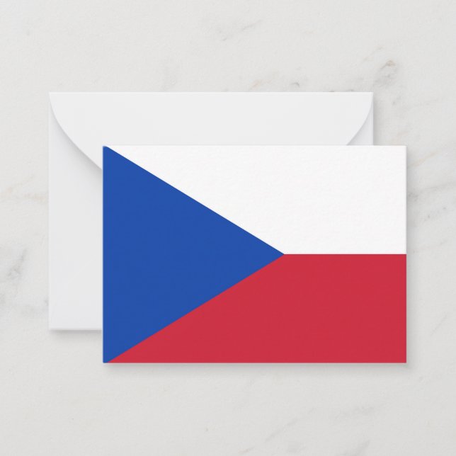 Czech Republic flag Card (Front)