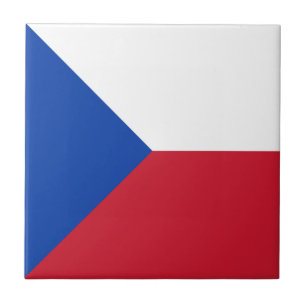 Czech Republic flag Ceramic Tile