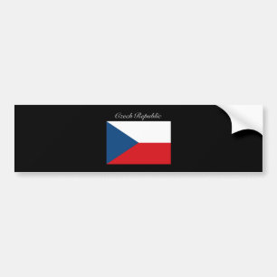 Czech Republic Flag - Ceska Republika Bumper Sticker