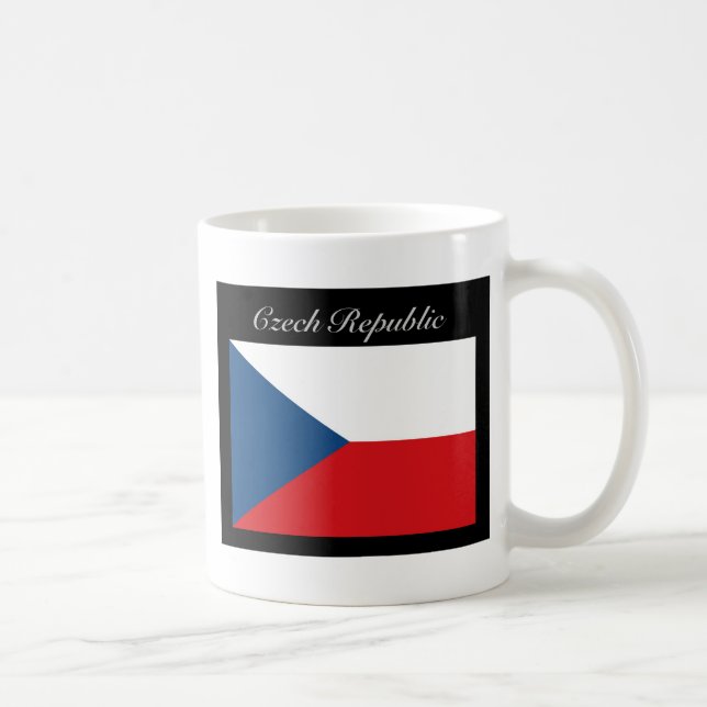 Czech Republic Flag - Ceska Republika Coffee Mug (Right)