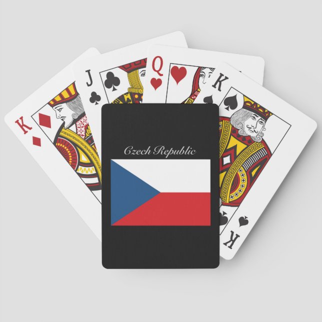 Czech Republic Flag - Ceska Republika Playing Cards (Back)