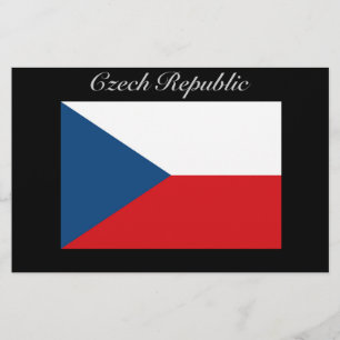 Czech Republic Flag - Ceska Republika Stationery