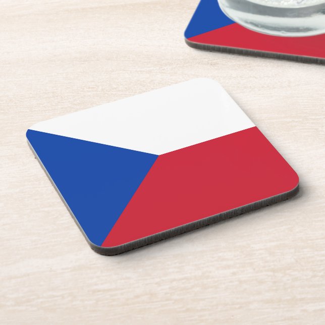 Czech Republic flag Coaster (Left Side)