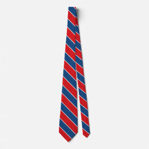 Czech Republic Flag Colours Tie