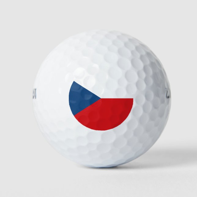 Czech Republic Flag Golf Balls (Front)