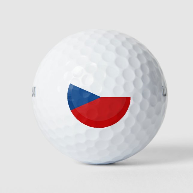 Czech Republic flag Golf Balls (Front)