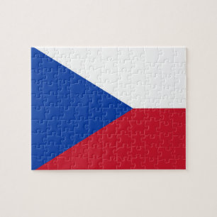 Czech Republic flag Jigsaw Puzzle