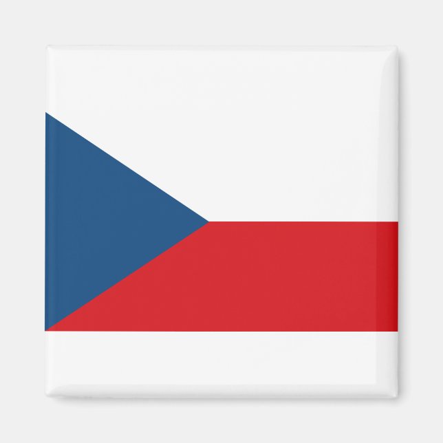 Czech Republic Flag Magnet (Front)