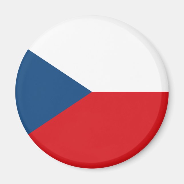 Czech Republic Flag Magnet (Front)
