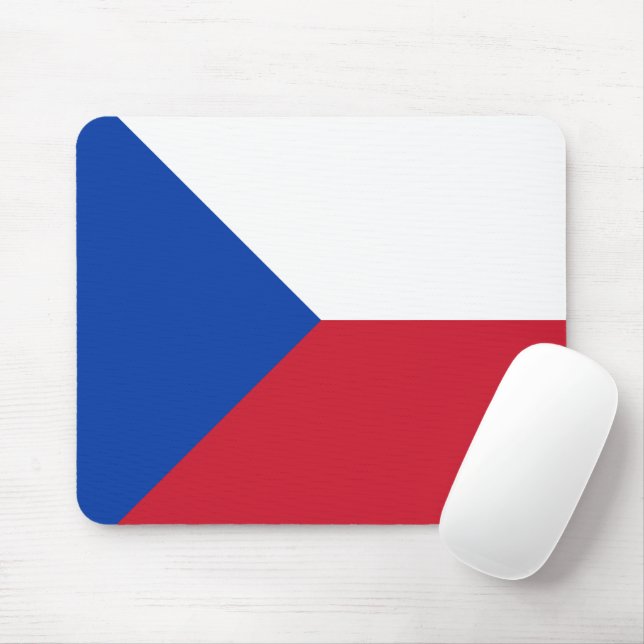 Czech Republic flag Mouse Pad (With Mouse)