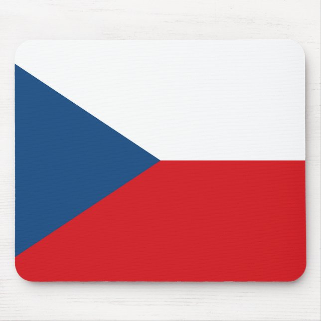 Czech Republic Flag Mouse Pad (Front)