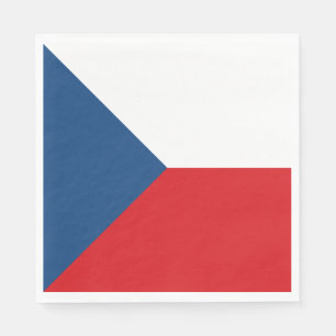 Czech Republic Flag Napkin