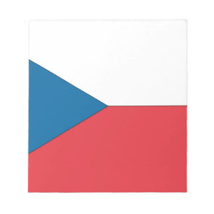 Czech Republic Flag Notepad