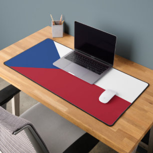 Czech Republic flag phone case Desk Mat