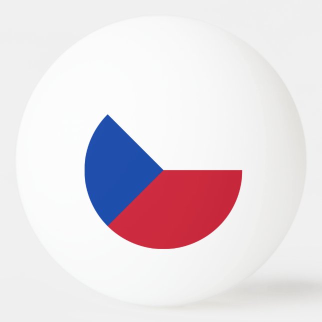 Czech Republic flag Ping Pong Ball (Front)
