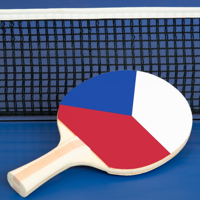 Czech Republic flag Ping Pong Paddle (Insitu)