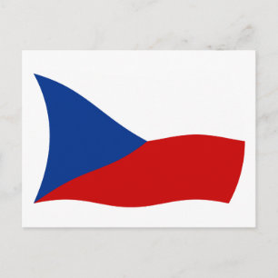 Czech Republic Flag Postcard