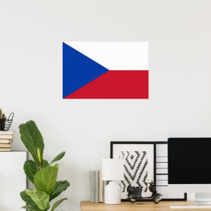 Czech Republic flag Poster