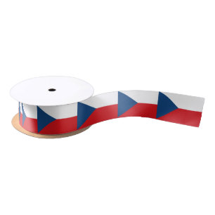 Czech Republic Flag Satin Ribbon