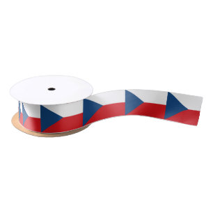 Czech Republic Flag Satin Ribbon