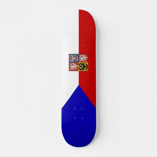 Czech Republic flag Skateboard (Front)