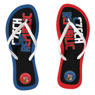 Czech Republic Flag Superb Patriotic Thongs