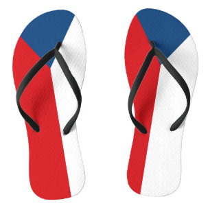 Czech Republic Flag Thongs