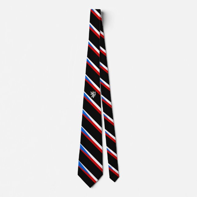 Czech Republic flag Tie (Front)