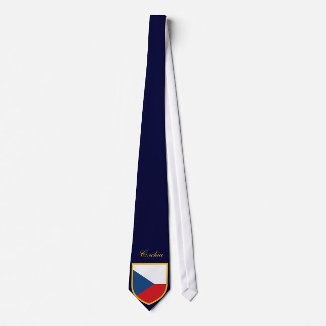 Czech Republic Flag Tie (Front)