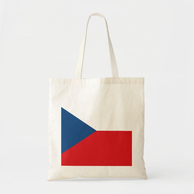 Czech Republic Flag Tote Bag (Front)