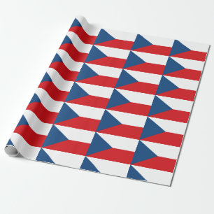 Czech Republic Flag Wrapping Paper