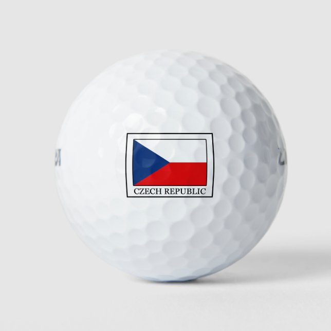 Czech Republic Golf Balls (Front)