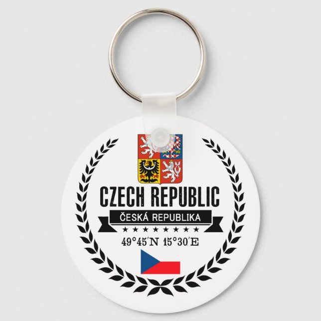 Czech Republic Key Ring (Front)