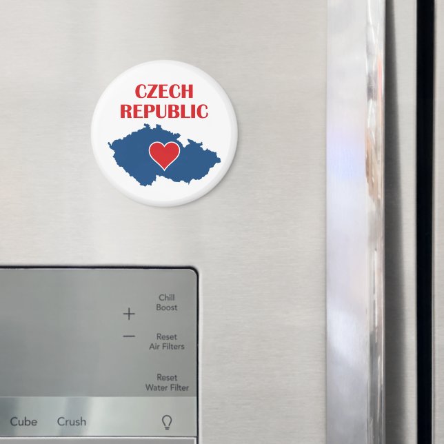 Czech Republic Map Magnet (In Situ (Fridge))