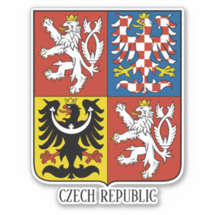 Czech Republic National Coat Of Arms Patriotic