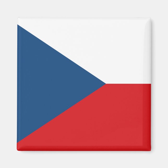 Czech Republic National World Flag Magnet (Front)