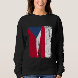 Czech Republic Poland Half Flag Czech Polish Ances Sweatshirt