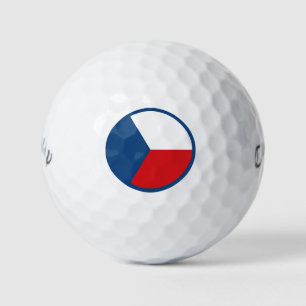 Czech Republic roundel country flag symbol army mi Golf Balls