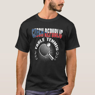 Czech Republic Table Tennis     Support Czech Ping T-Shirt