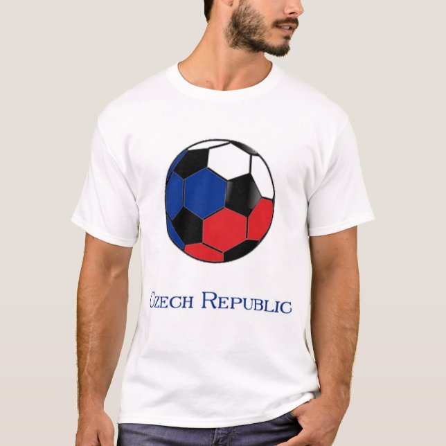 Czech Republic World Cup Soccer T-Shirt (Front)